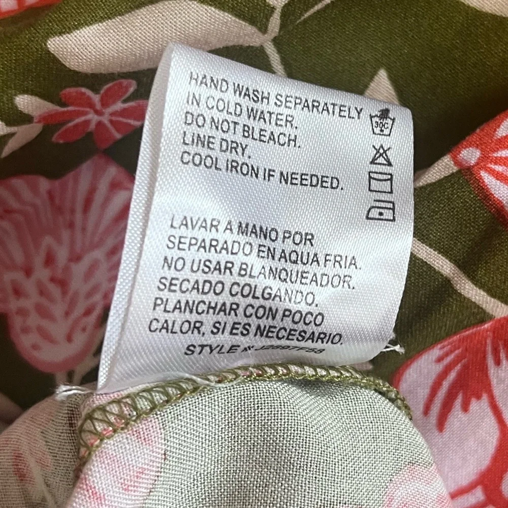 NWT Patrons of Peace Boho Floral Maxi Crossover Dress whimsigoth fairycore - Picture 8 of 10